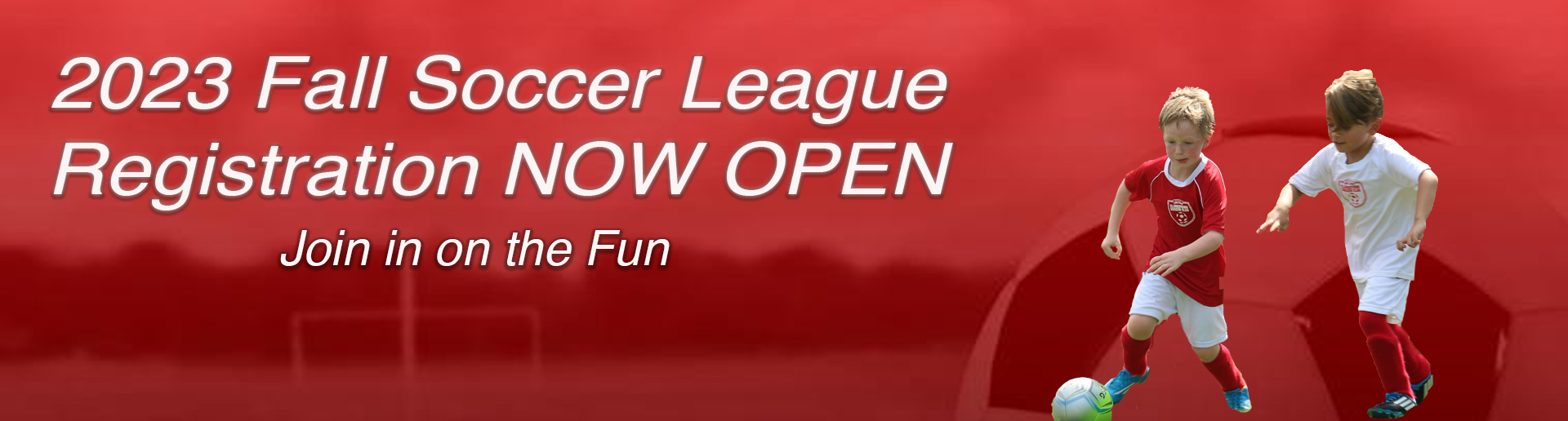 2023 Fall Soccer Registration  Now Open